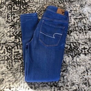 Super stretch high rise American Eagle denim
